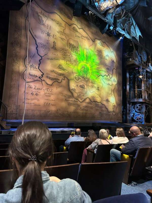 Gershwin Theatre, section: Orchestra L, row: C, seat: 7
