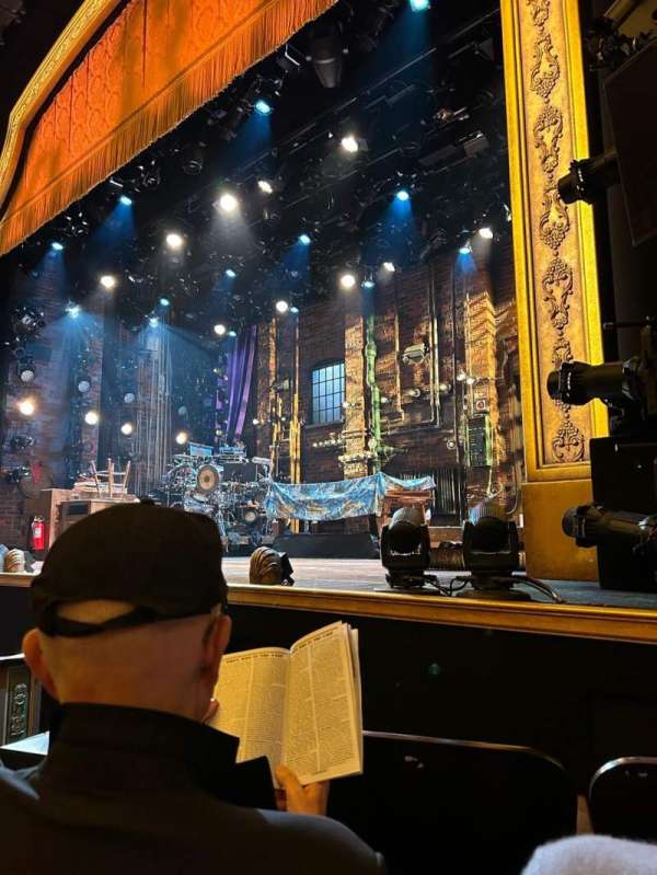 James Earl Jones Theatre, section: Orchestra R, row: B, seat: 8