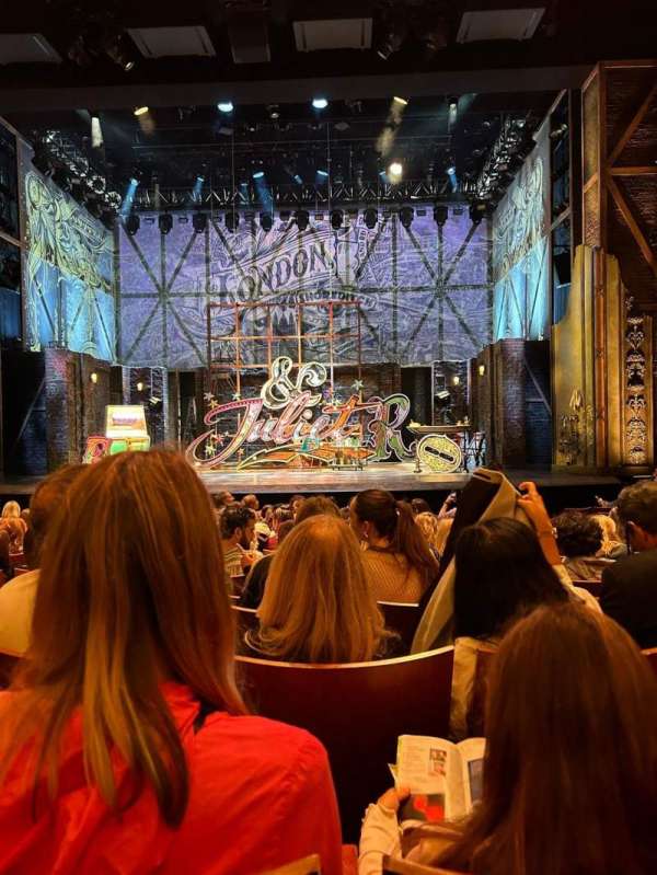 Stephen Sondheim Theatre, section: Orchestra C, row: M, seat: 107