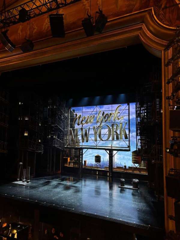 St. James Theatre, section: Mezzanine R, row: A, seat: 10