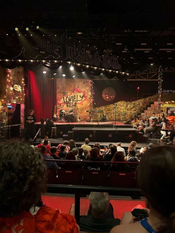 The Newman Mills Theater, section: Orchestra, row: H, seat: 4