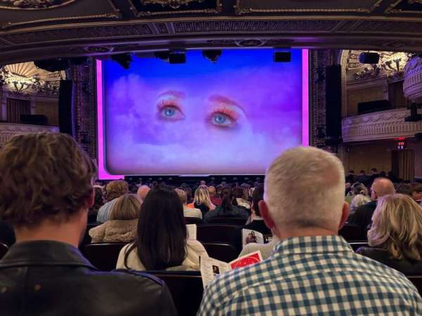 Palace Theatre, Broadway, section: Orchestra R, row: T, seat: 112