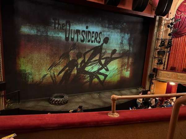Bernard B. Jacobs Theatre, section: Mezzanine L, row: B, seat: 3