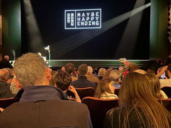 Belasco Theatre, section: Orchestra C, row: K, seat: 110