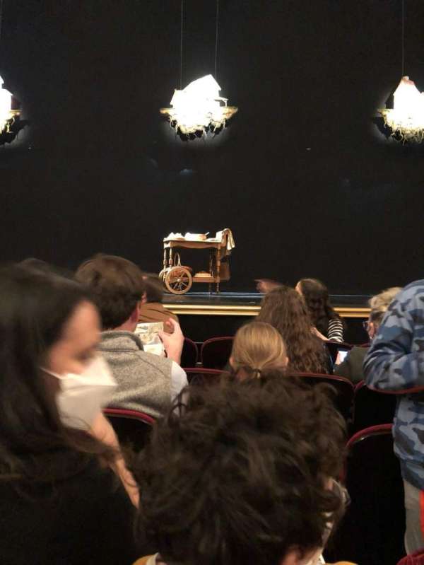 St. James Theatre, section: Orchestra C, row: D, seat: 107