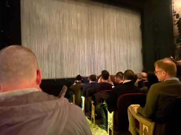 St. James Theatre, section: Orchestra L, row: H, seat: 1