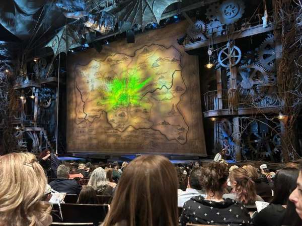 Gershwin Theatre, section: Orchestra R, row: H, seat: 14