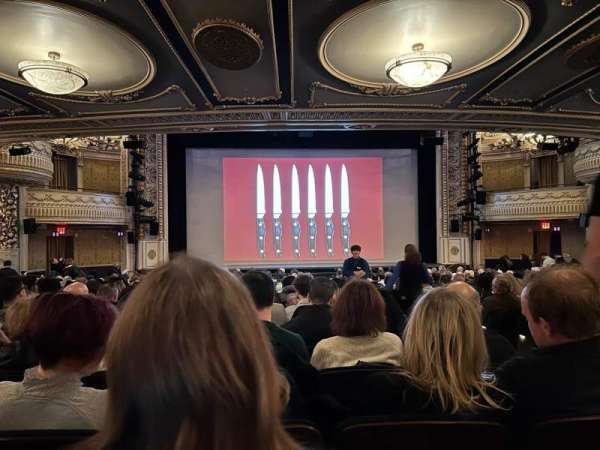 Palace Theatre, Broadway, section: Orchestra L, row: W, seat: 103