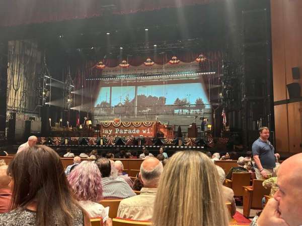 SAFE Credit Union Performing Arts Center, section: Orchestra C, row: H, seat: 102