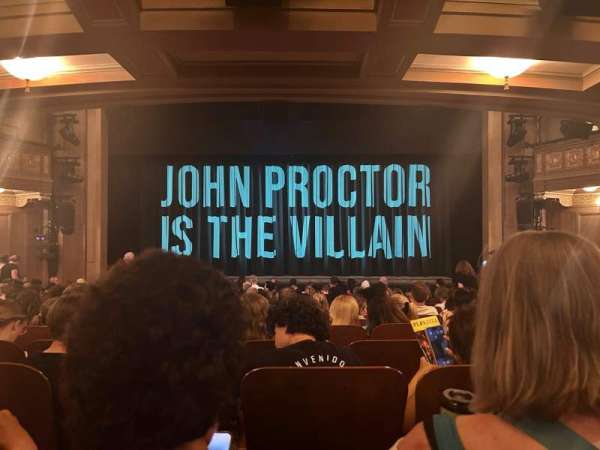 Booth Theatre, section: Orchestra C, row: N, seat: 111