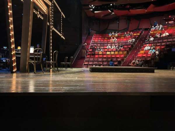 The Wurtele Thrust Stage at the Guthrie Theatre, section: Aisle 1, row: A, seat: 101