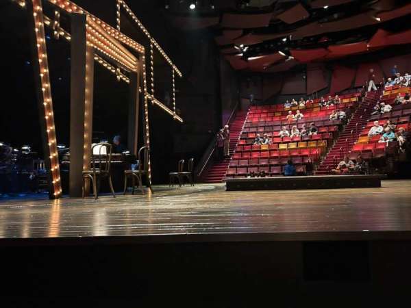 The Wurtele Thrust Stage at the Guthrie Theatre, section: Aisle 1, row: A, seat: 102
