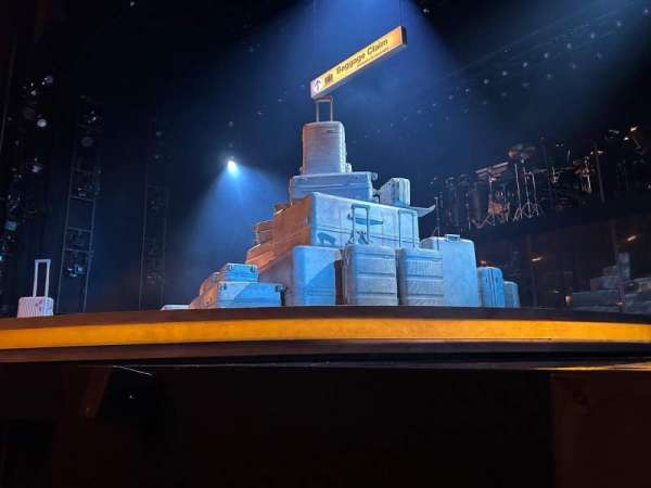 Longacre Theatre, section: Orchestra R, row: A, seat: 3
