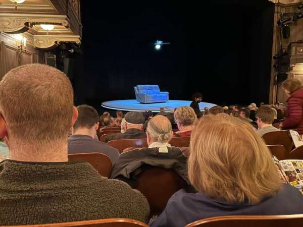 Booth Theatre, section: Orchestra L, row: K, seat: 9