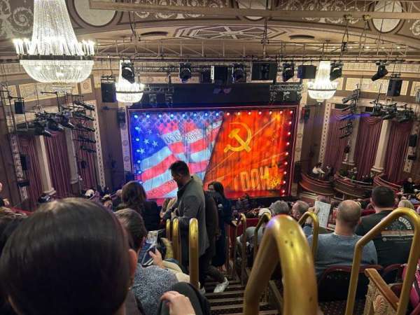 Imperial Theatre, section: Rear Mezzanine L, row: G, seat: 201