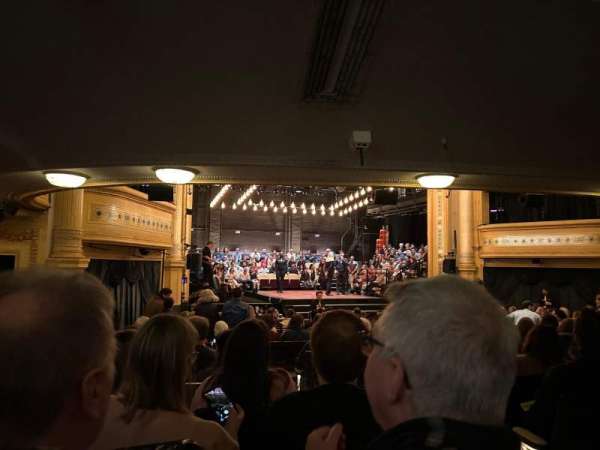 Hudson Theatre, section: Orchestra L, row: T, seat: 1