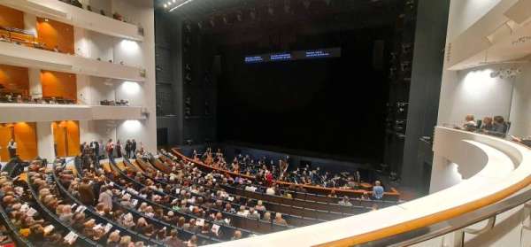 Finnish National Opera House, Main Stage, section: Balcony 1, row: 1, seat: 53