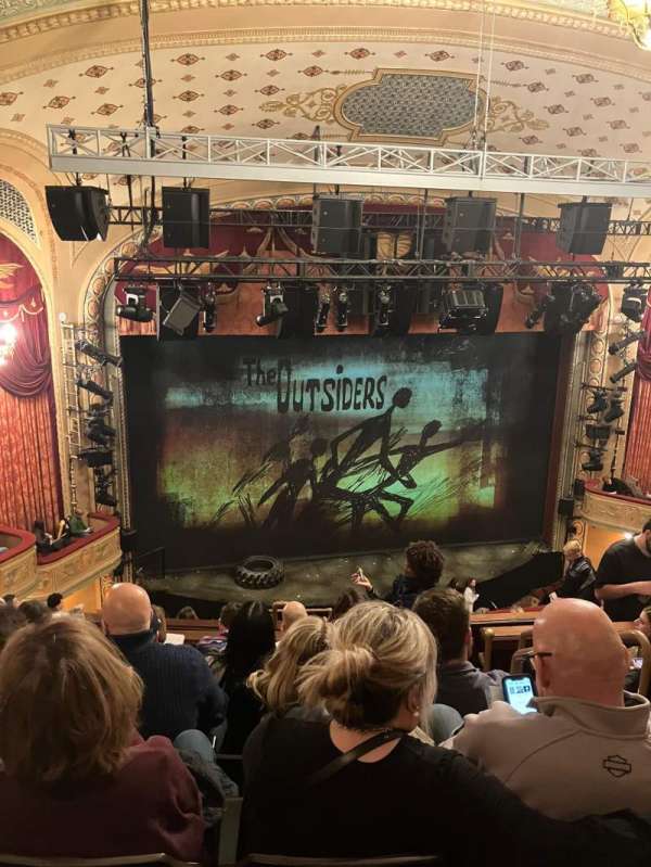 Bernard B. Jacobs Theatre, section: Mezzanine L, row: K, seat: 5