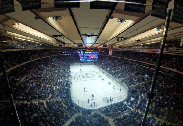 Madison Square Garden, section: 319, row: 1, seat: 12