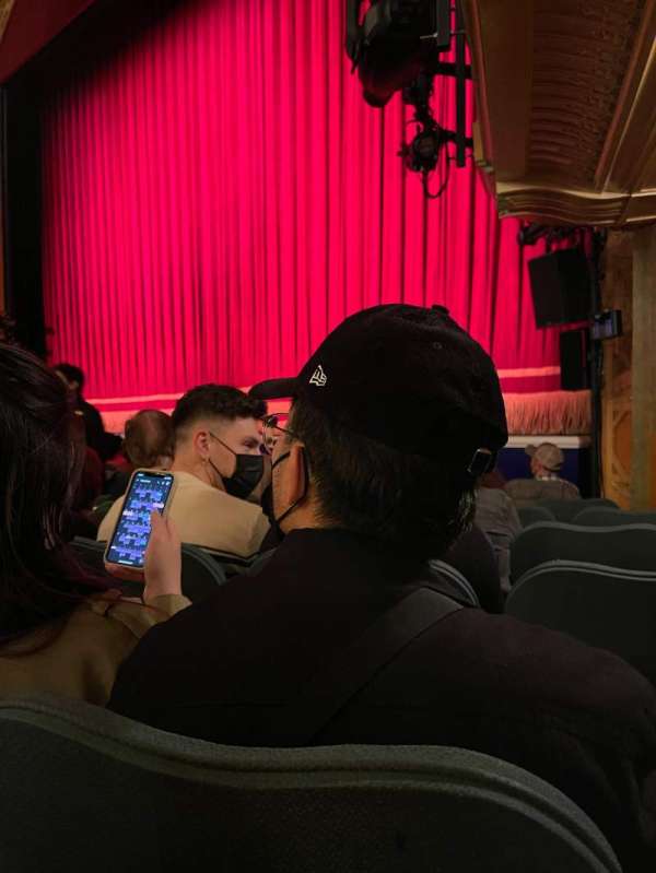Shubert Theatre, section: Orchestra R, row: G, seat: 18