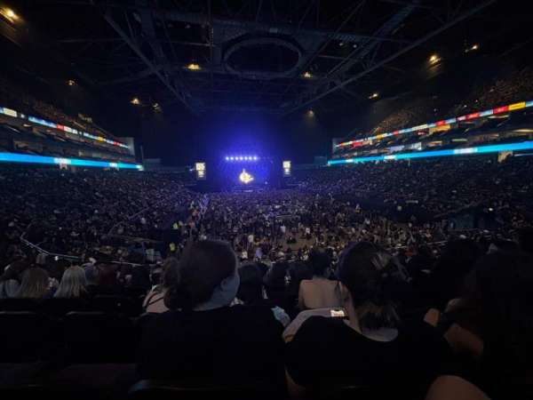 The O2, London, section: 106, row: W, seat: 182