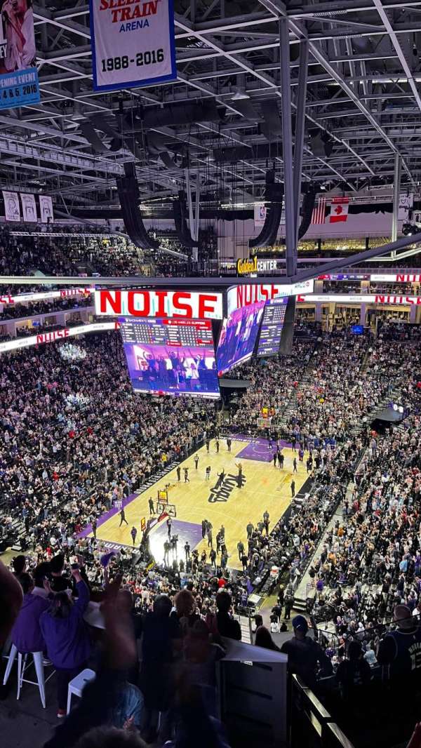 Golden 1 Center, section: 210, row: J, seat: 6