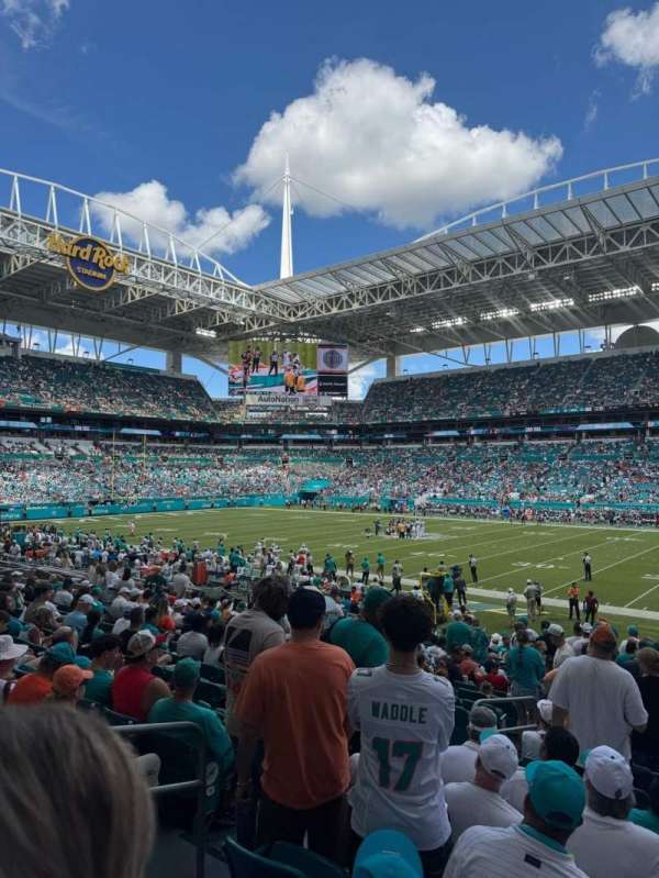 Hard Rock Stadium, section: 143, row: 23, seat: 20