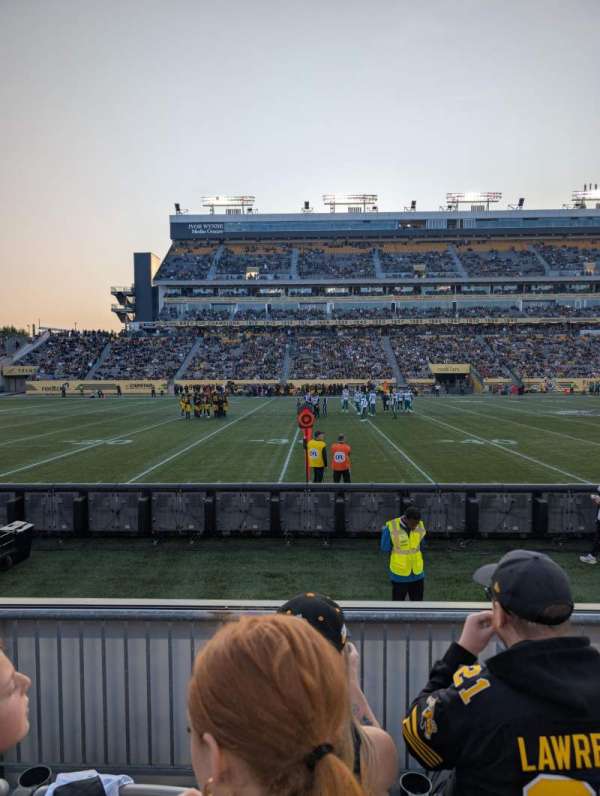 Hamilton Stadium, section: 116, row: 3, seat: 24