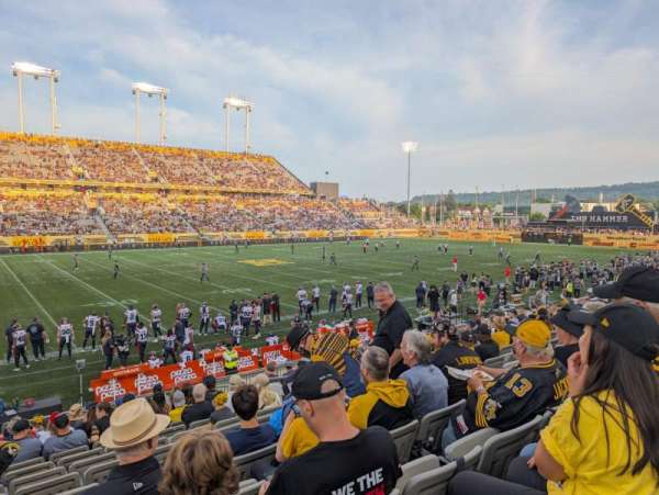Hamilton Stadium, section: 107, row: 13, seat: 7