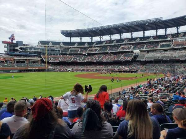 Truist Park, section: 141, row: 10, seat: 20