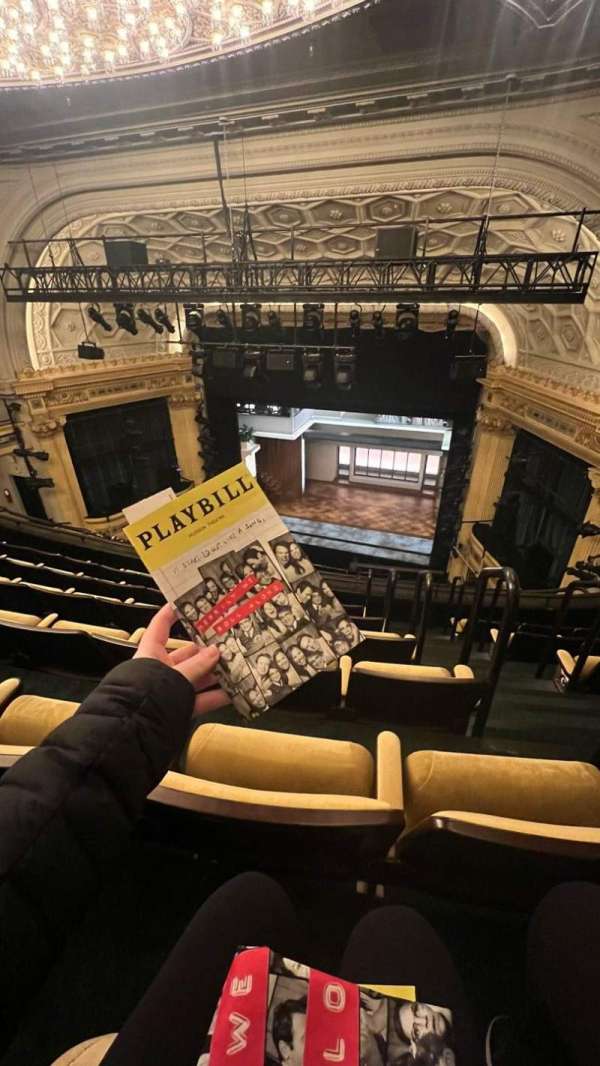 Hudson Theatre, section: Balcony C, row: F, seat: 118