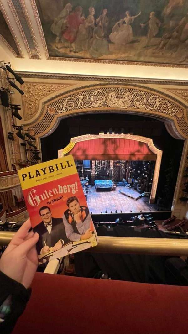 James Earl Jones Theatre, section: Balcony C, row: A, seat: 103