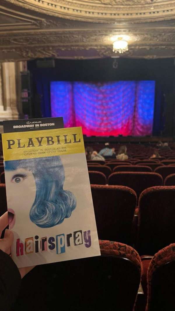 Citizens Bank Opera House, section: Orchestra C, row: U, seat: 109