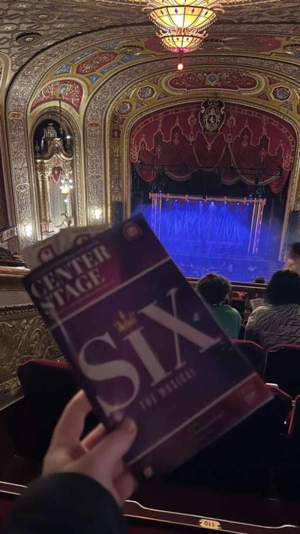Providence Performing Arts Center, section: Second Dress Circle C, row: P, seat: 110