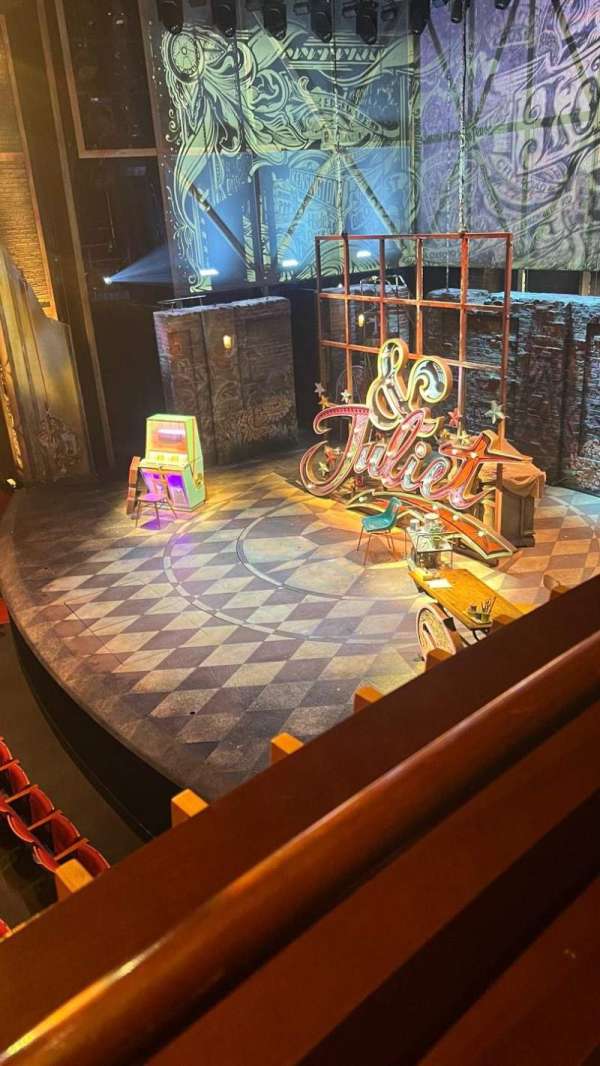 Stephen Sondheim Theatre, section: Right Box, row: AA, seat: 2