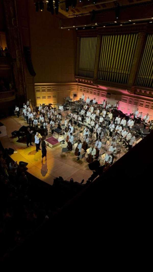 Symphony Hall, Boston, section: Second Balcony R, row: A, seat: 15