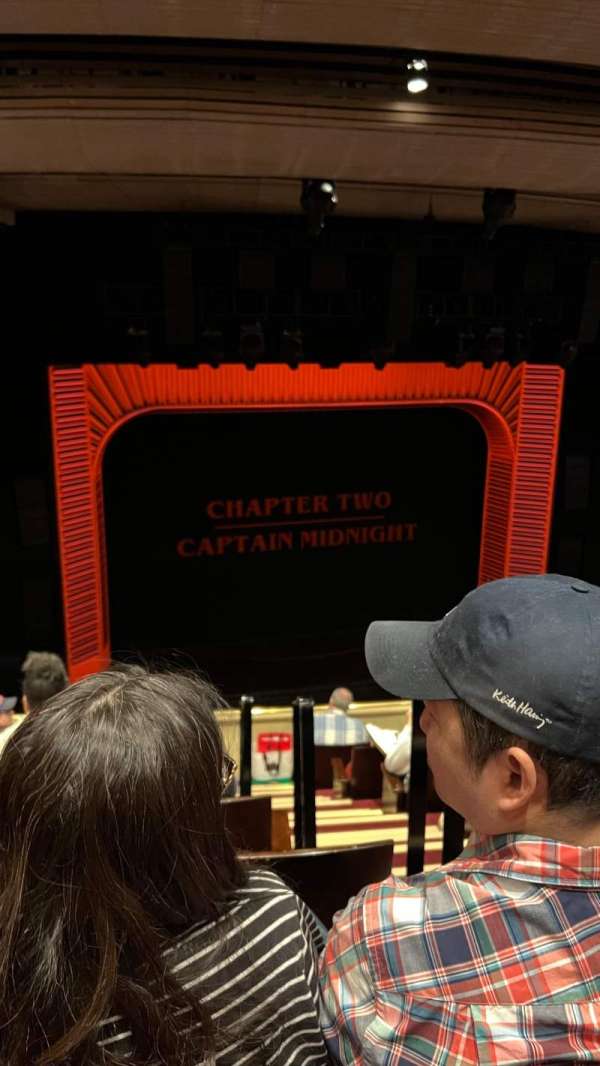 Marquis Theatre, section: Mezzanine L, row: H, seat: 3