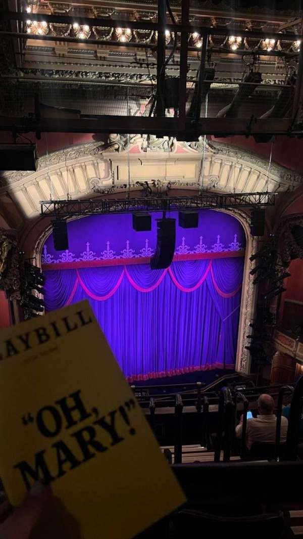 Lyceum Theatre, Broadway, section: Balcony L, row: G, seat: 3