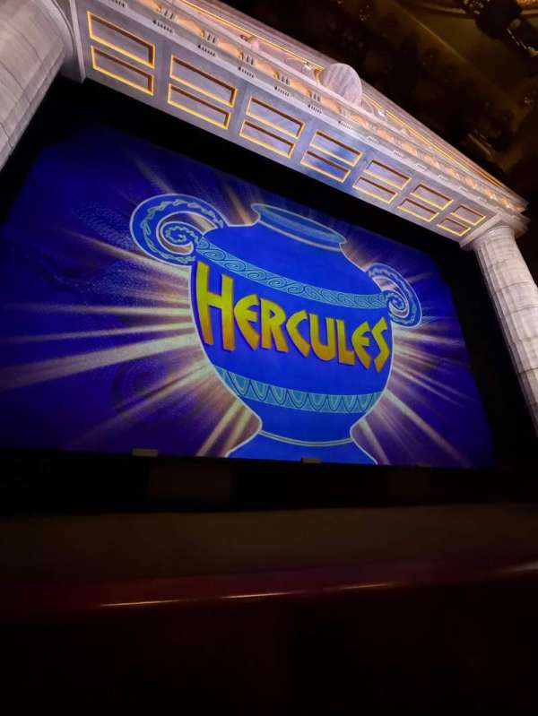 Theatre Royal Drury Lane, section: Stalls, row: A, seat: 33