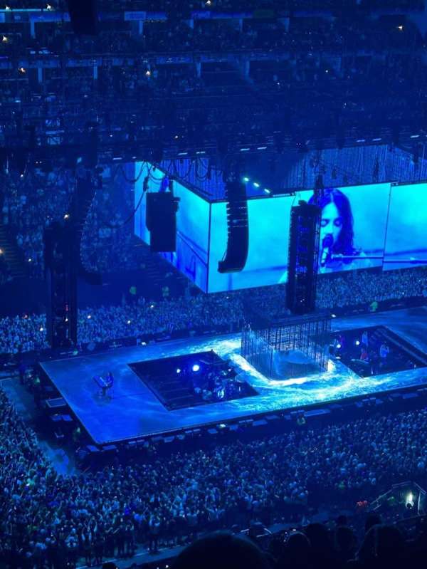 The O2, London, section: 417, row: U