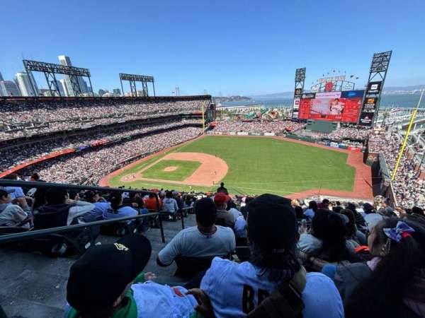 Oracle Park, section: VR304, row: 13, seat: 23