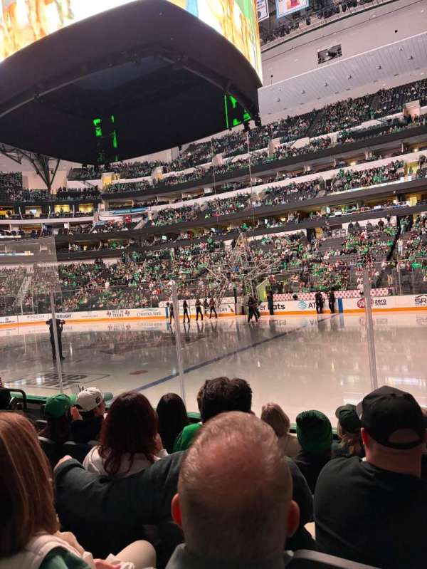 American Airlines Center, section: 105, row: F, seat: 11