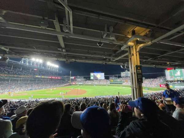 Wrigley Field, section: 226, row: 12, seat: 15