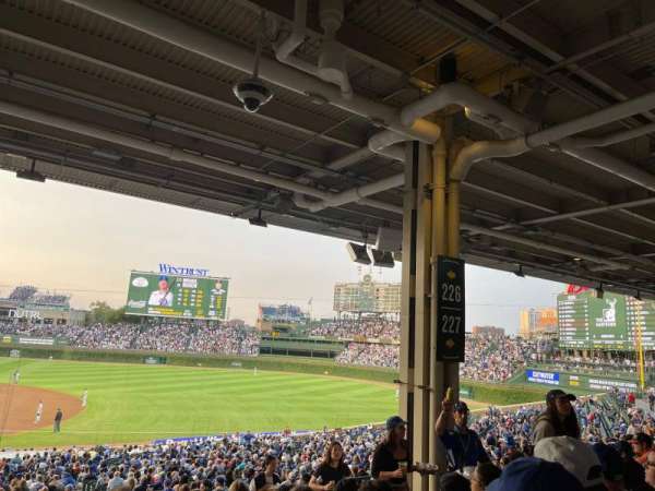 Wrigley Field, section: 226, row: 12, seat: 15