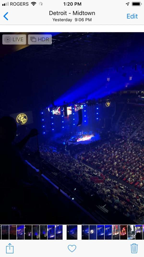 Little Caesars Arena, section: 225, row: 2, seat: 12-15