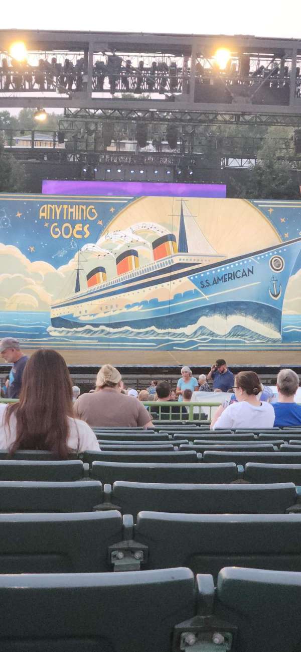 The Muny, section: B5, row: O, seat: 103