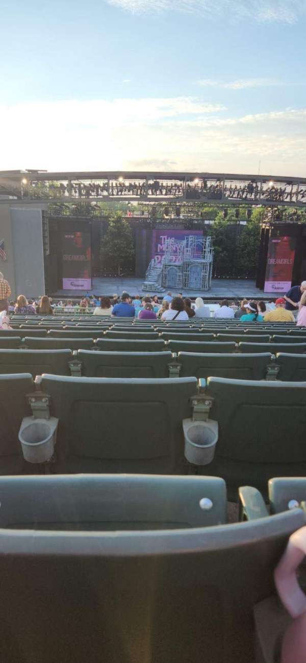 The Muny, section: B5, row: O, seat: 108