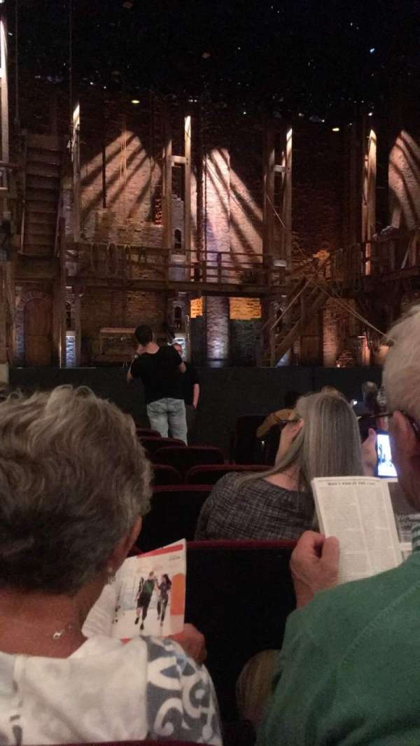CIBC Theatre, section: Orchestra L, row: L, seat: 5