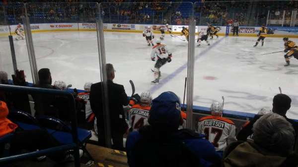 Mohegan Sun Arena at Casey Plaza, section: 104, row: F, seat: 19
