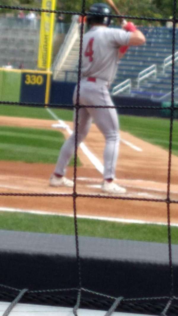PNC Field, Scranton, section: 23, row: 1, seat: 8